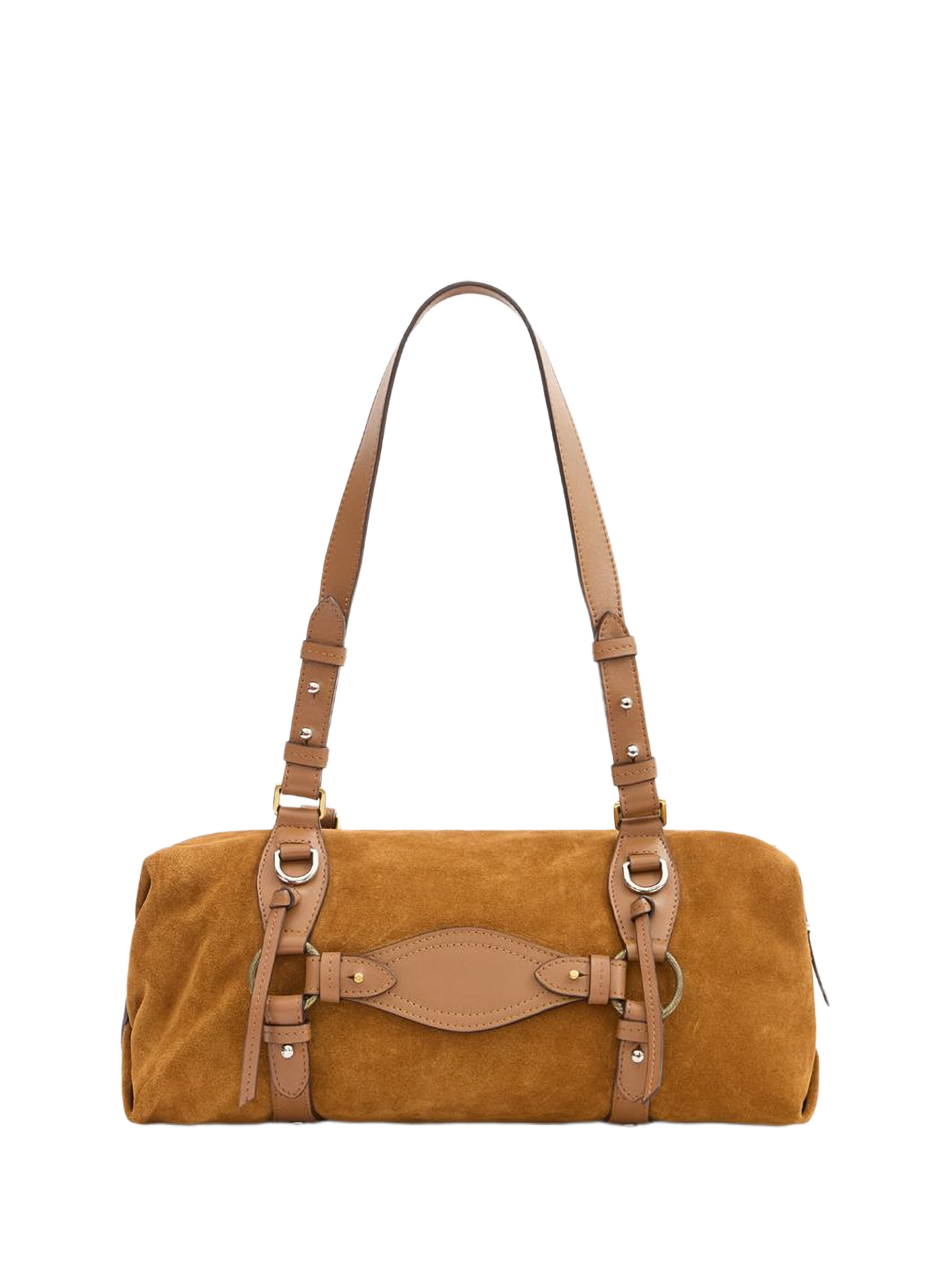 Bowlingtas Tilpa Mini van suède kalfsleer en leer ISABEL MARANT Bruin