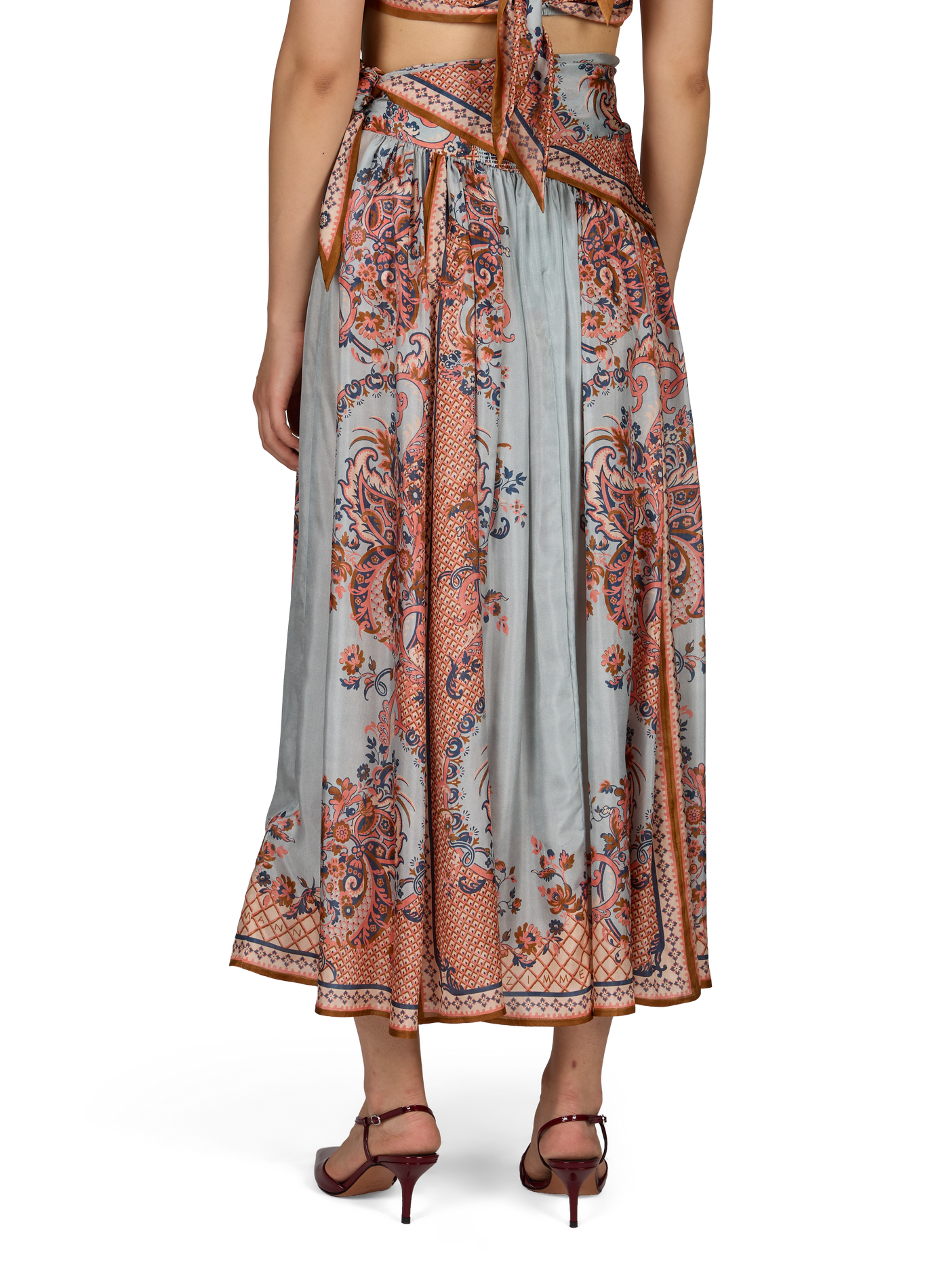 Printed long skirt ZIMMERMANN Multicolour