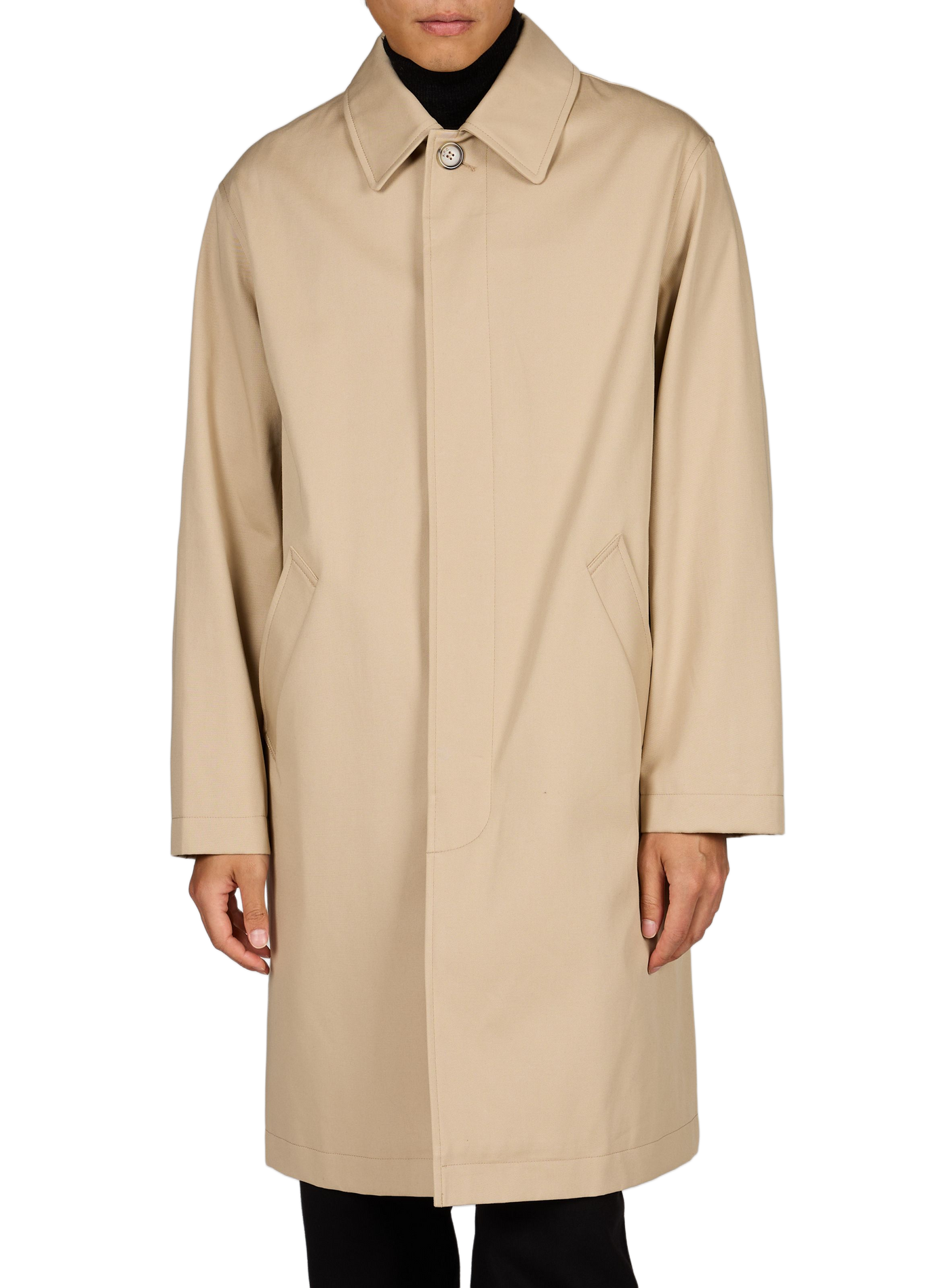 Trench oversize col classique en coton  A.P.C. Beige