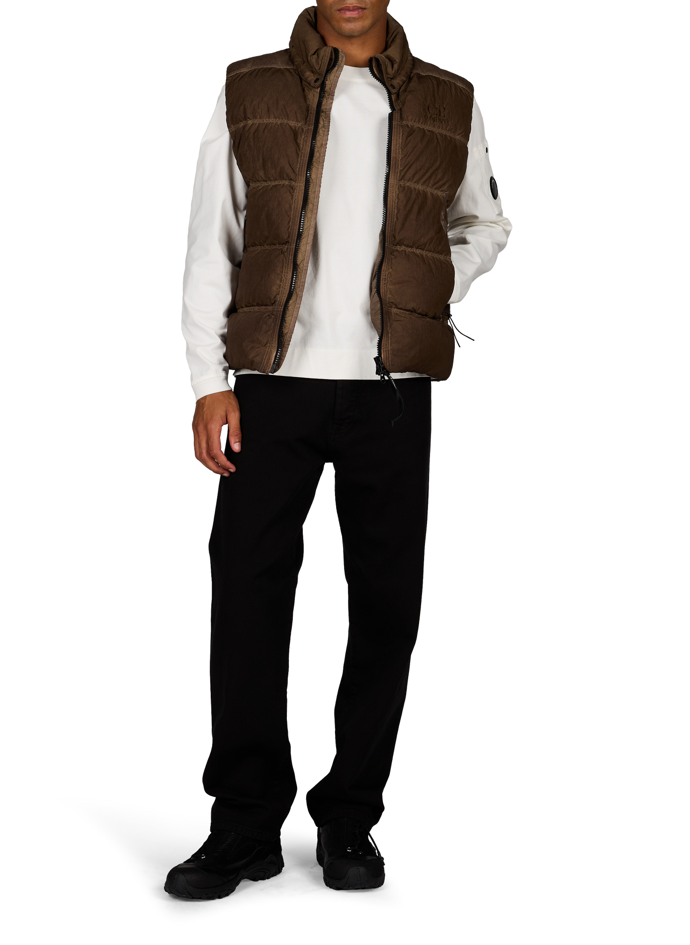Straight-cut jeans CP COMPANY Black