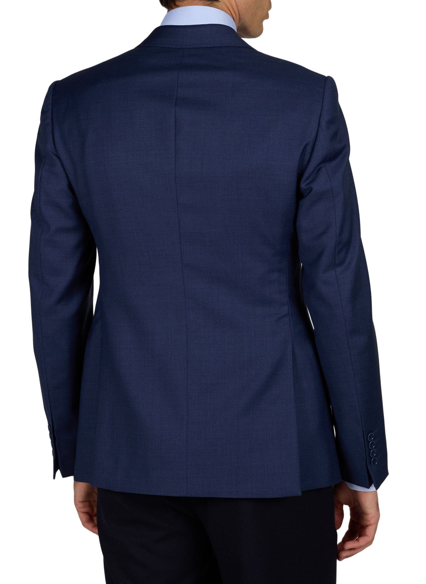 Gerader Wollblazer EMPORIO ARMANI Blau