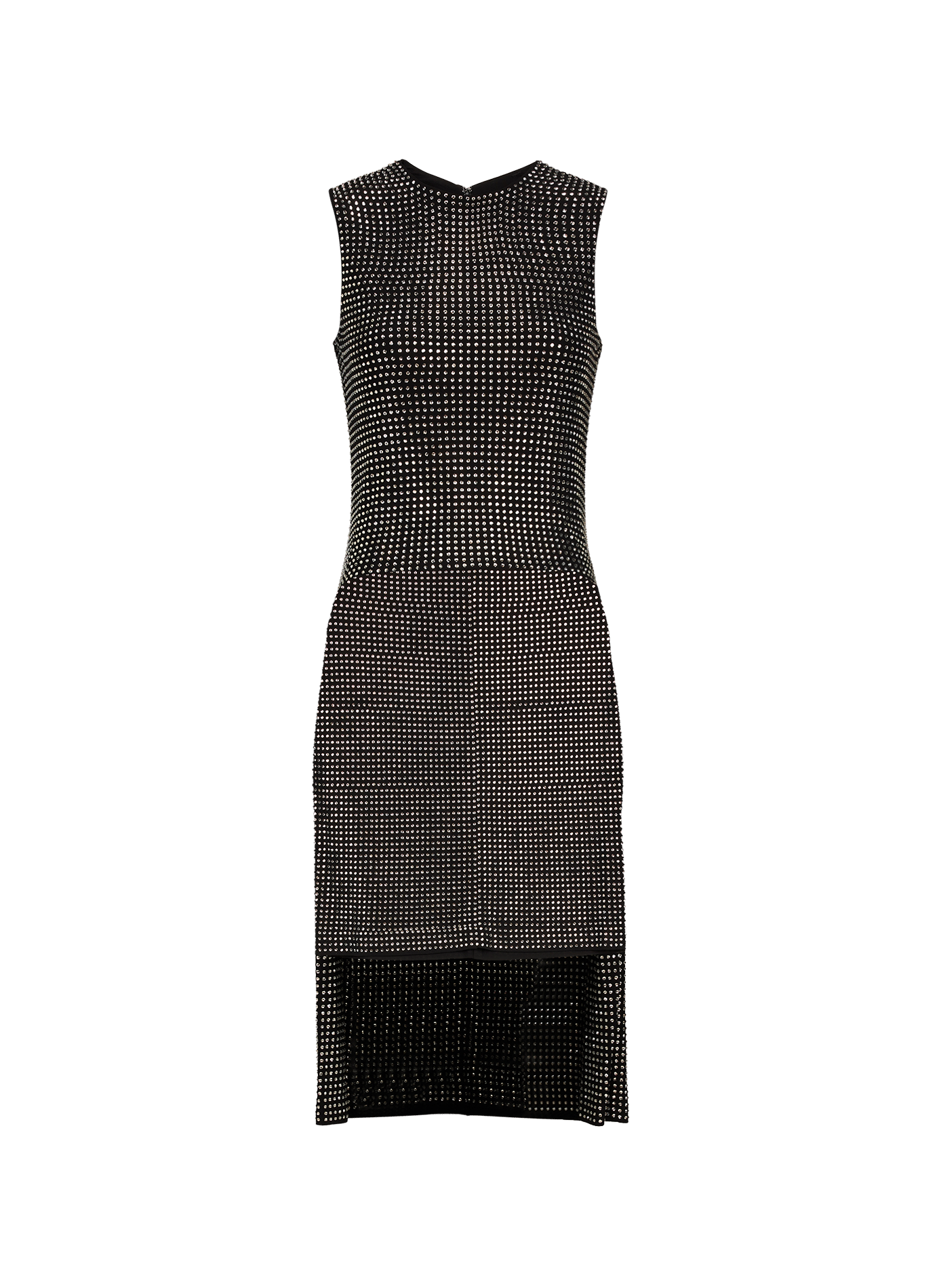 Midi-Kleid mit figurbetonter Passform, ärmellos, mit Pailletten ALEXANDER WANG Schwarz