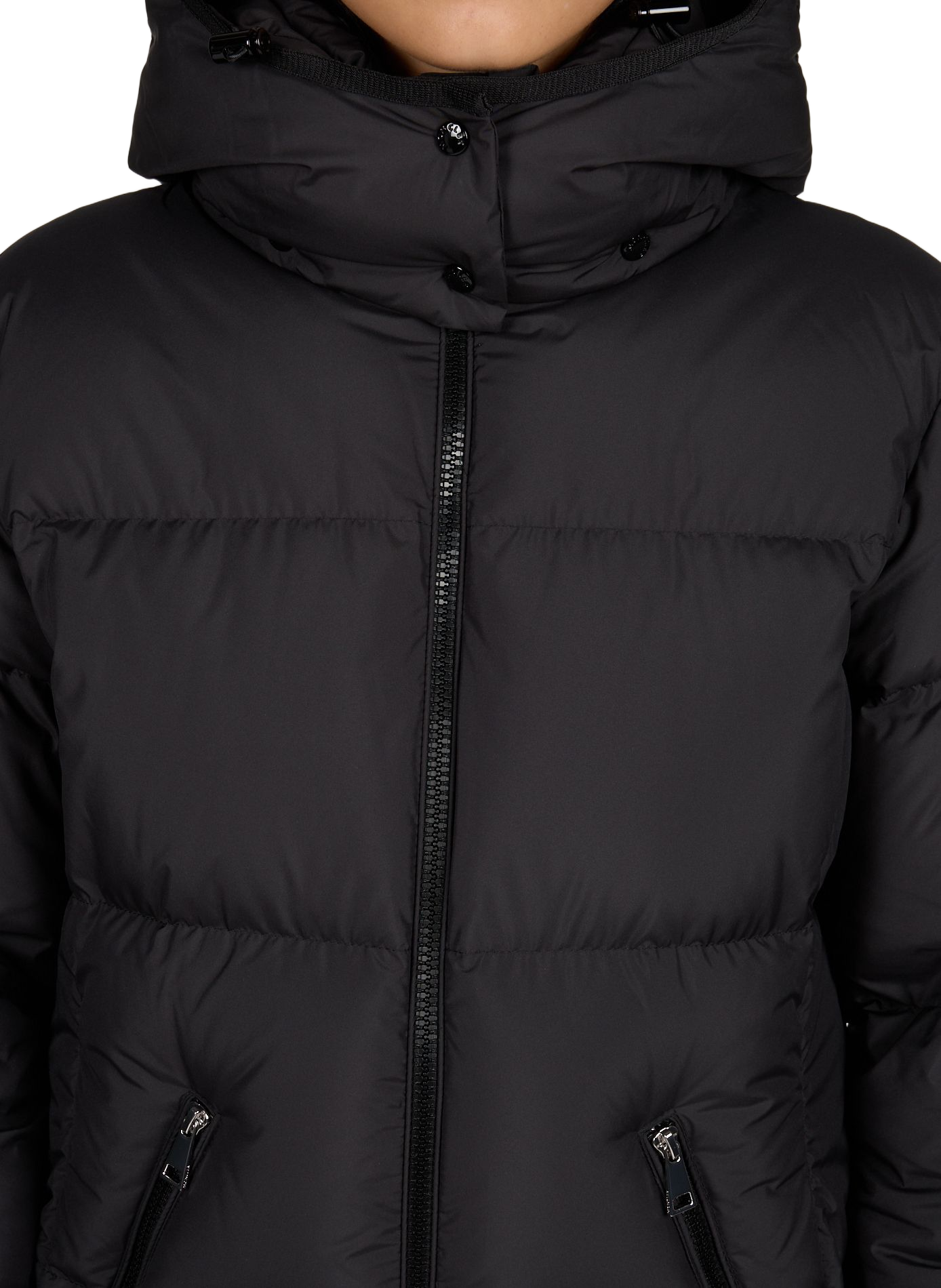 Piumino con cappuccio rimovibile Fourmines MONCLER Nero