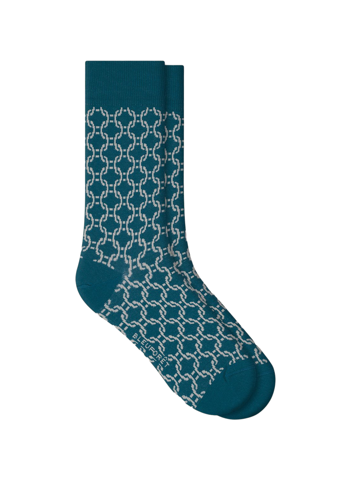 Patterned socks in a cotton blend BLEUFORÊT Blue
