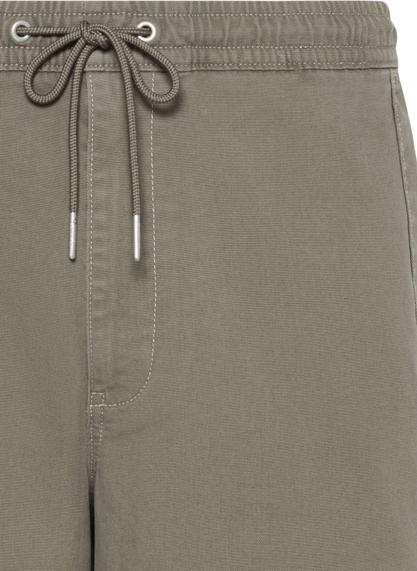 Straight cotton blend shorts CALVIN KLEIN Khaki