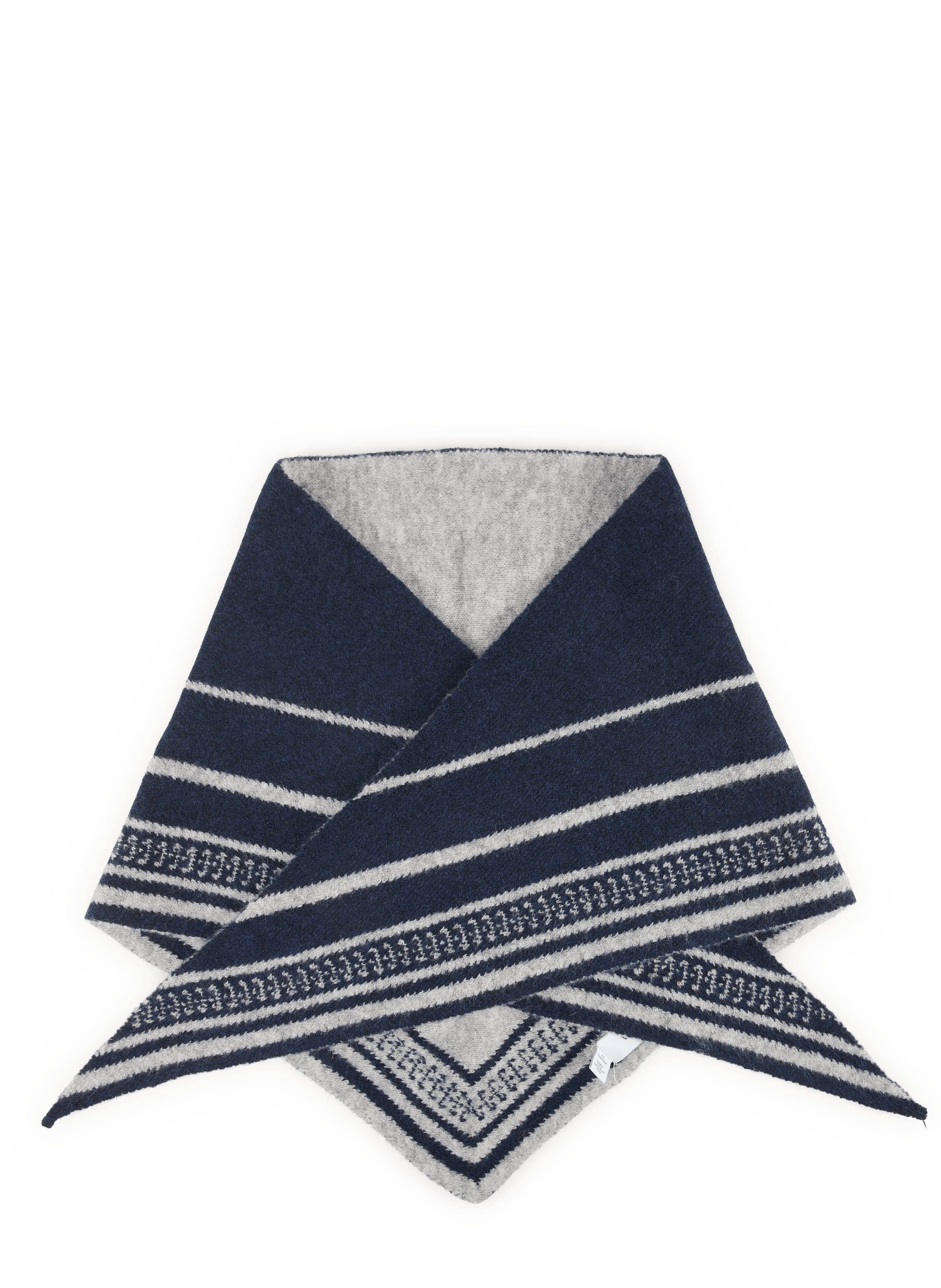 Bedruckter Strickschal VILA Blau