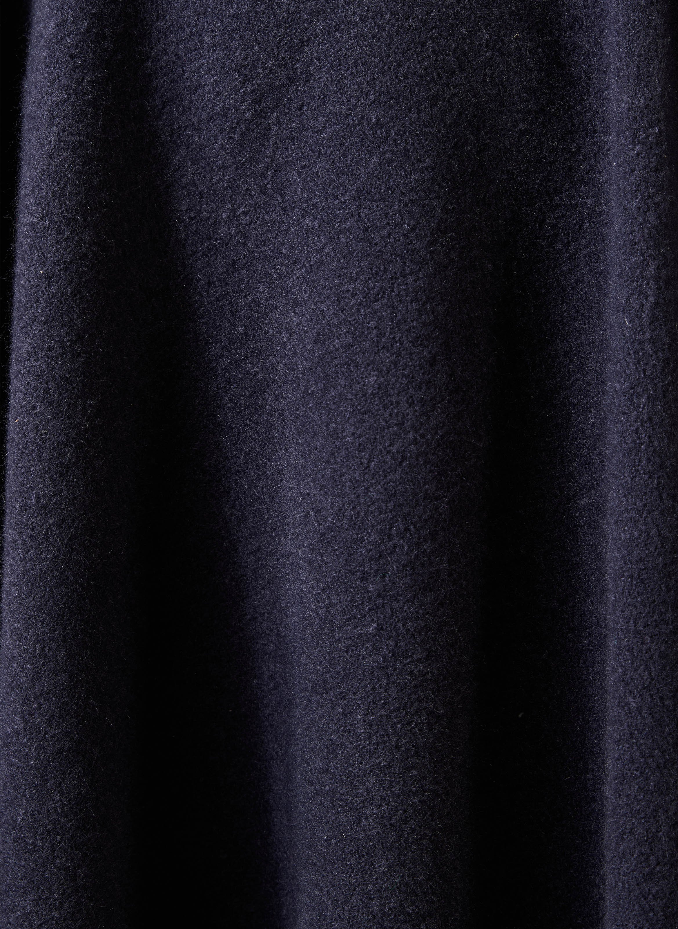 Ruime poncho met franjes LA FEE MARABOUTEE Blauw